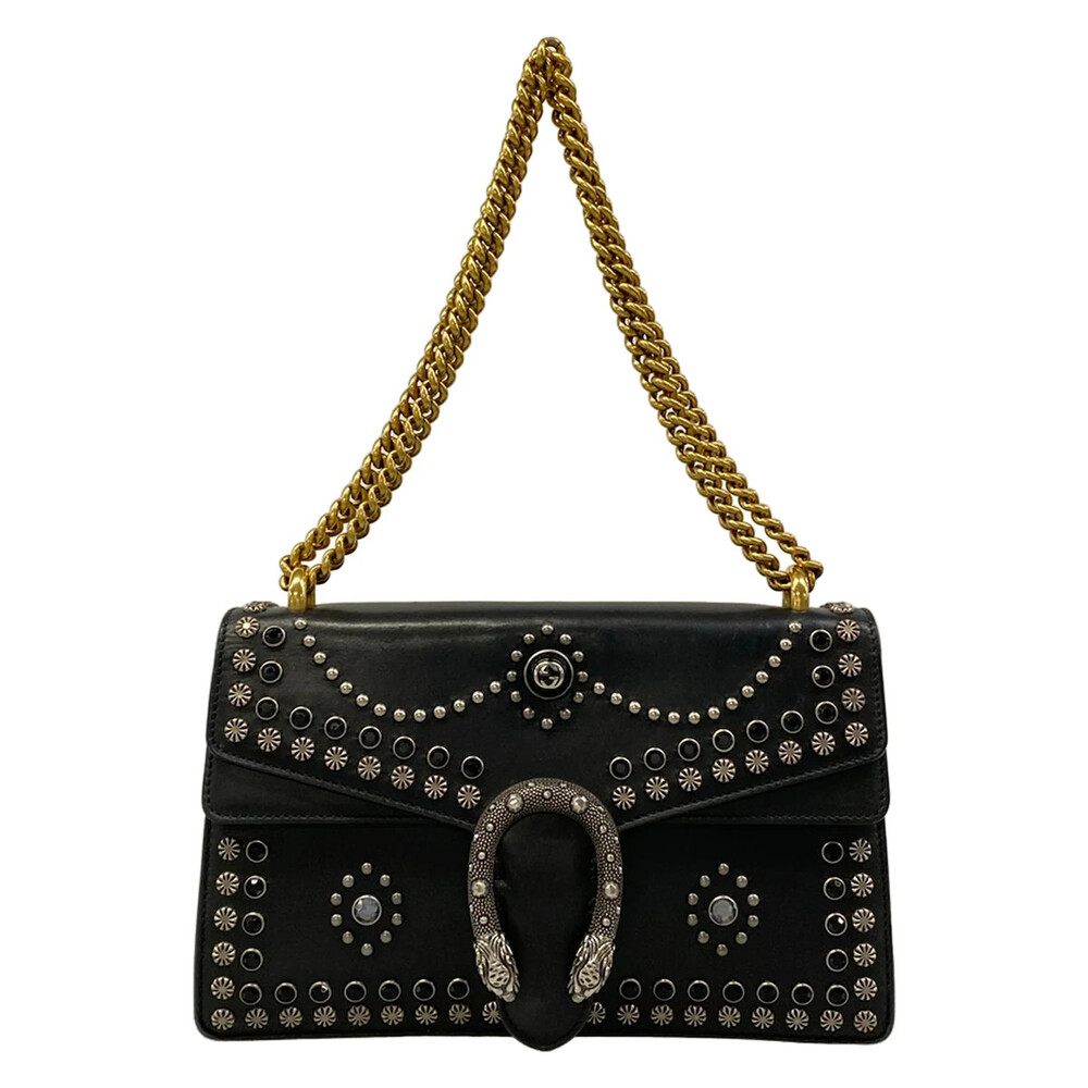 Gucci Dionysus Black Leather Shoulder #330010G14B